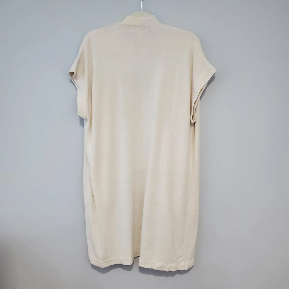 Barefoot Dreams Womens CozyChic Ultra Lite Sleeveless Long Cardigan Sz L NWT - Picture 3 of 16